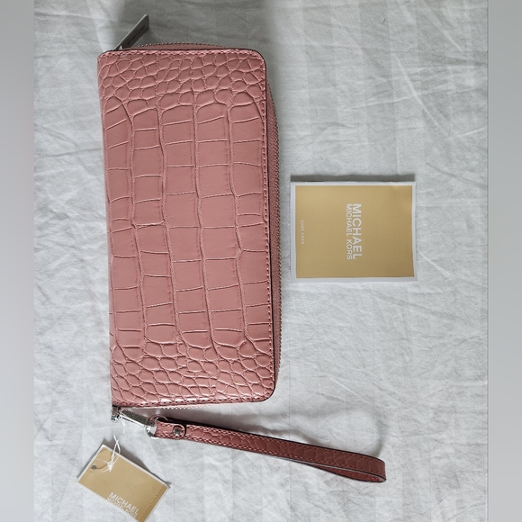 NWT Michael Kors Large Jet Set Continental Wallet - Picture 3 of 8